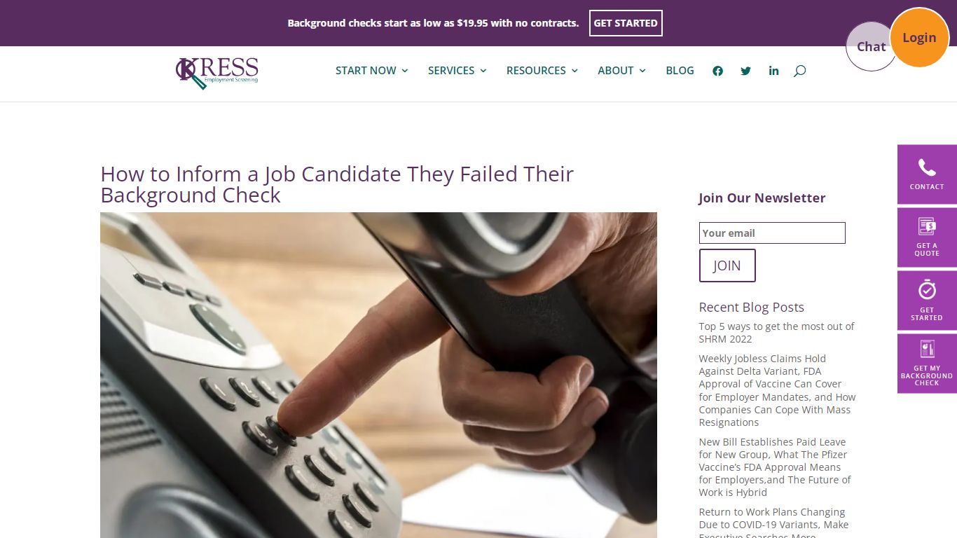 How to Inform a Job Candidate They Failed Their Background Check